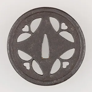 Sword Guard (Tsuba), Japanese, 16th century. Creator: Unknown