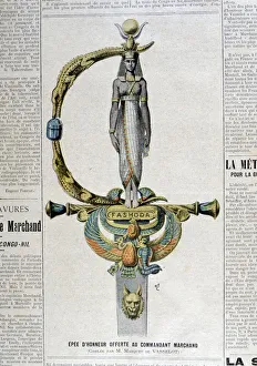 Alligator Prints: Sword of honor offered to the commercial commander, 1899