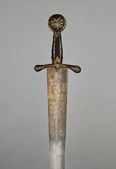 Sword Hilt Collection: Sword, Northern Italy, c. 1500. Creator: Unknown