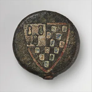 Pierre De Prints: Sword Pommel with the Arms of Pierre de Dreux (ca. 1187-1250), French, c1240-50