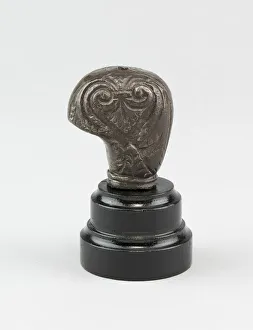Saber Prints: Sword Pommel of Falchion or Saber, England, 1625 / 50. Creator: Unknown
