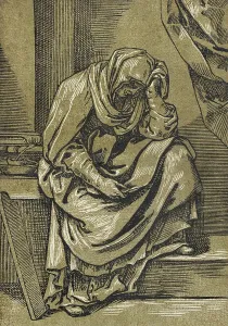 Sybil, c1640. Creators: Bartolomeo Coriolano, Guido Reni