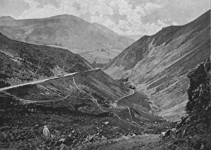 Vastness Prints: Sychnant Pass, near Conway, c1900. Artist: I Slater