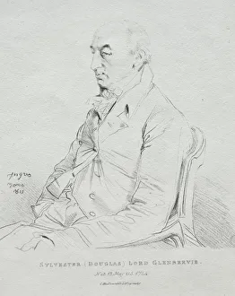 Jean Auguste Dominique Ingres French Prints: Sylvester Lord Glenbervie, 1815