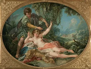 Boucher Prints: Sylvia freed by Aminta, 1755. Creator: Boucher, Francois (1703-1770)