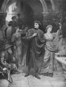 Francis Bernard Dicksee Prints: The Symbol, 1907, (1912). Artist: Frank Dicksee
