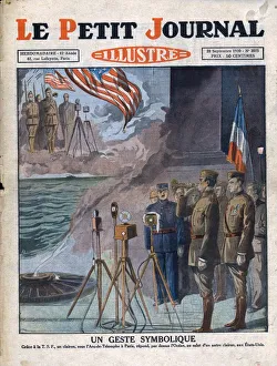 Transatlantic Gallery: A symbolic gesture, 1930. Creator: Unknown