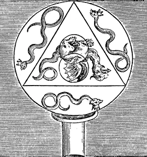 Basil Valentine Collection: Symbols of the synthesis of the Great Work, 1678