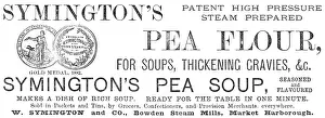 Flour Prints: Symington's Patent High Pressure Steam Prepared Pea Flour
