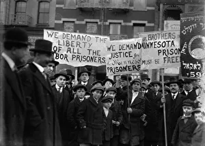 Protester Prints: Sympathy [Labor] Parade -- [1916], 1916. Creator: Bain News Service