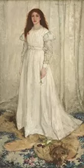 Anticipation Gallery: Symphony in White, No. 1: The White Girl, 1862. Creator: James Abbott McNeill Whistler