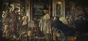The Symposium (Second Version), ca 1871-1874. Artist: Feuerbach, Anselm (1829-1880) The Symposium (Second Version), ca 1871-1874. Artist: Feuerbach, Anselm (1829-1880)