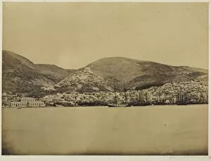 Albumen Print From Wet Collodion Negative Collection: Syros, Center of the Levant Trade, c. 1850s. Creator: Unidentified Photographer