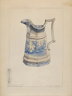 Syrup Pitcher, c. 1936. Creator: John Cutting