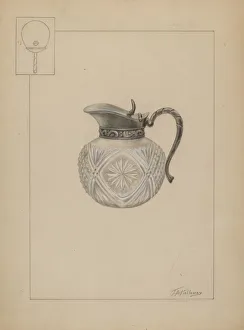 Holloway T Prints: Syrup Pitcher, c. 1937. Creator: Thomas Holloway