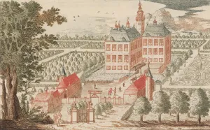 La Poup And Xe9 Prints: t Huis ter Werve, in: Tooneel Der Voornaamste Nederlands Huizen, En Lust Hoven, Naar T