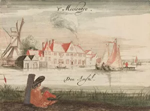 Carel Collection: t Moolentye, Den Amstel in: Tooneel Der Voornaamste Nederlands Huizen, En Lust Hoven, N