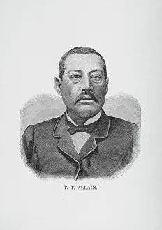 Civil Rights Prints: T. T. Allain, 1887. Creator: Unknown