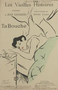 De 1864 1901 Prints: Ta bouche, 1893. Creator: Toulouse-Lautrec, Henri, de (1864-1901)