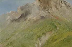 Mountainside Gallery: Ta-wa-que-nah, or the Rocky Mountain, Near the Comanche Village, 1834-1835. Creator: George Catlin