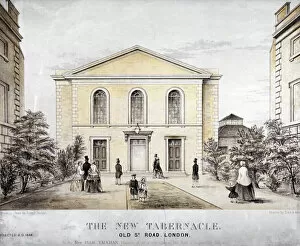 Old Street Gallery: The Tabernacle, Old Street, Finsbury, London, c1850. Artist: Ford and West