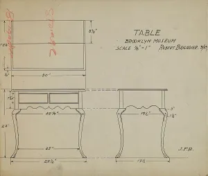Robert Brigadier Prints: Table, 1935/1942. Creator: Robert Brigadier