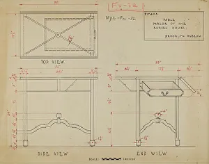 Table, 1935/1942. Creator: Unknown