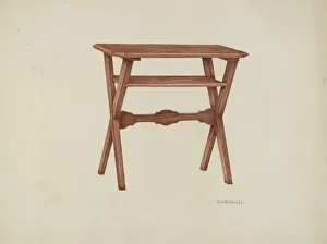 William Kieckhofel Prints: Table, 1941. Creator: William Kieckhofel