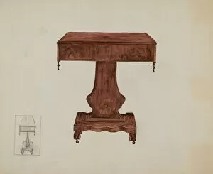 Table, c. 1937. Creator: Edna C. Rex