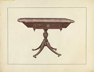 Tables Collection: Table, c. 1953. Creator: John Garay