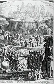 Purity Prints: The Table of Cebes (image 3 of 4), 1592. Creator: Jacob Matham