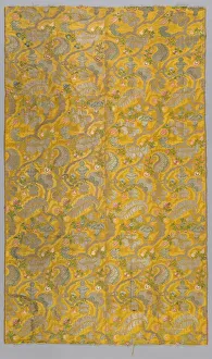 Satin Weave Prints: Table Cover, late 1600s - early 1700s. Creator: Unknown