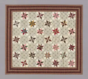 Star Motif Prints: Table Cover, United States, 1875/1900. Creator: Unknown