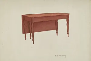 Table (Dining?), 1935/1942. Creator: Edward D. Williams