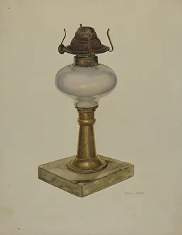 Table Lamp, c. 1942. Creator: Irving L. Biehn