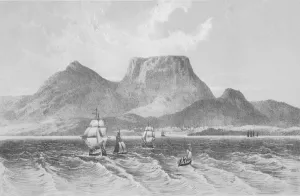 Livingstone Prints: Table Mountan - Cape of Good Hope, c1880