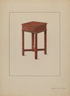 Francis Law Durand Prints: Table (Occasional), c. 1936. Creator: Francis Law Durand