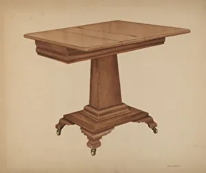 Table (pedestal), c. 1940. Creator: LeRoy Griffith
