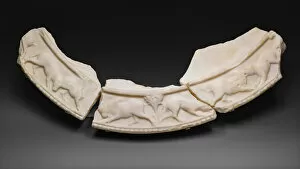 Wild Animal Gallery: Table Rim Fragments, 4th century. Creator: Unknown