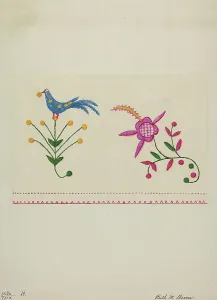 Table Scarf, c. 1937. Creator: Ruth M. Barnes