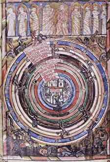 Rays Of Light Prints: Table of the Spheres between Heaven and Hell