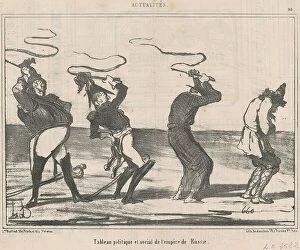 Satirical Collection: Tableau ... de l'empire de russie, 19th century. Creator: Honore Daumier