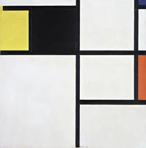De Stijl Prints: Tableau (Yellow, Black, Blue, Red and Grey), 1929. Creator: Mondrian, Piet (1872-1944)