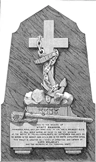Wolseley Prints: Tablet to the late Commander Wyatt Rawson