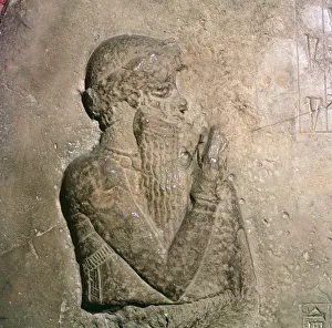 Tablet showing King Hammurapi at worship, First Dynasty of Babylon, about 1760-1750 BC Tablet showing King Hammurapi at worship, First Dynasty of Babylon, about 1760-1750 BC