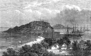 Volcanic Prints: Taboga, Bay of Panama, 1868. Creator: Unknown