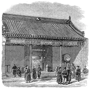 Suzhou Jiangsu China Prints: The Taeping Rebellion in China: entrance to Ching-Wang's palace