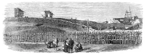 China Asia Prints: The Taeping Rebellion in China: outside of the stockade where the Wang was beheaded