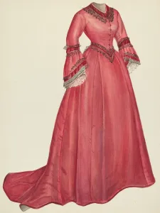 Taffeta Dress, 1935 / 1942. Creator: Unknown