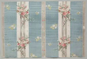 Late 18th Century Prints: Taffeta Fragment, late 1700s. Creator: Unknown